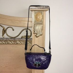 Purple Patent Leather Crossbody